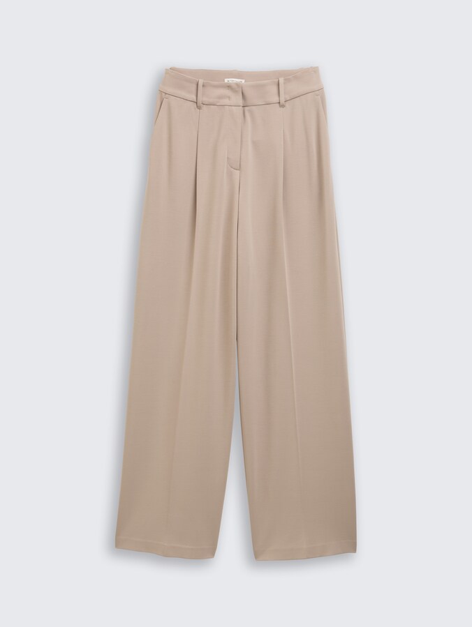 TTLEA Wide Leg Hose von Women, soft taupe grey