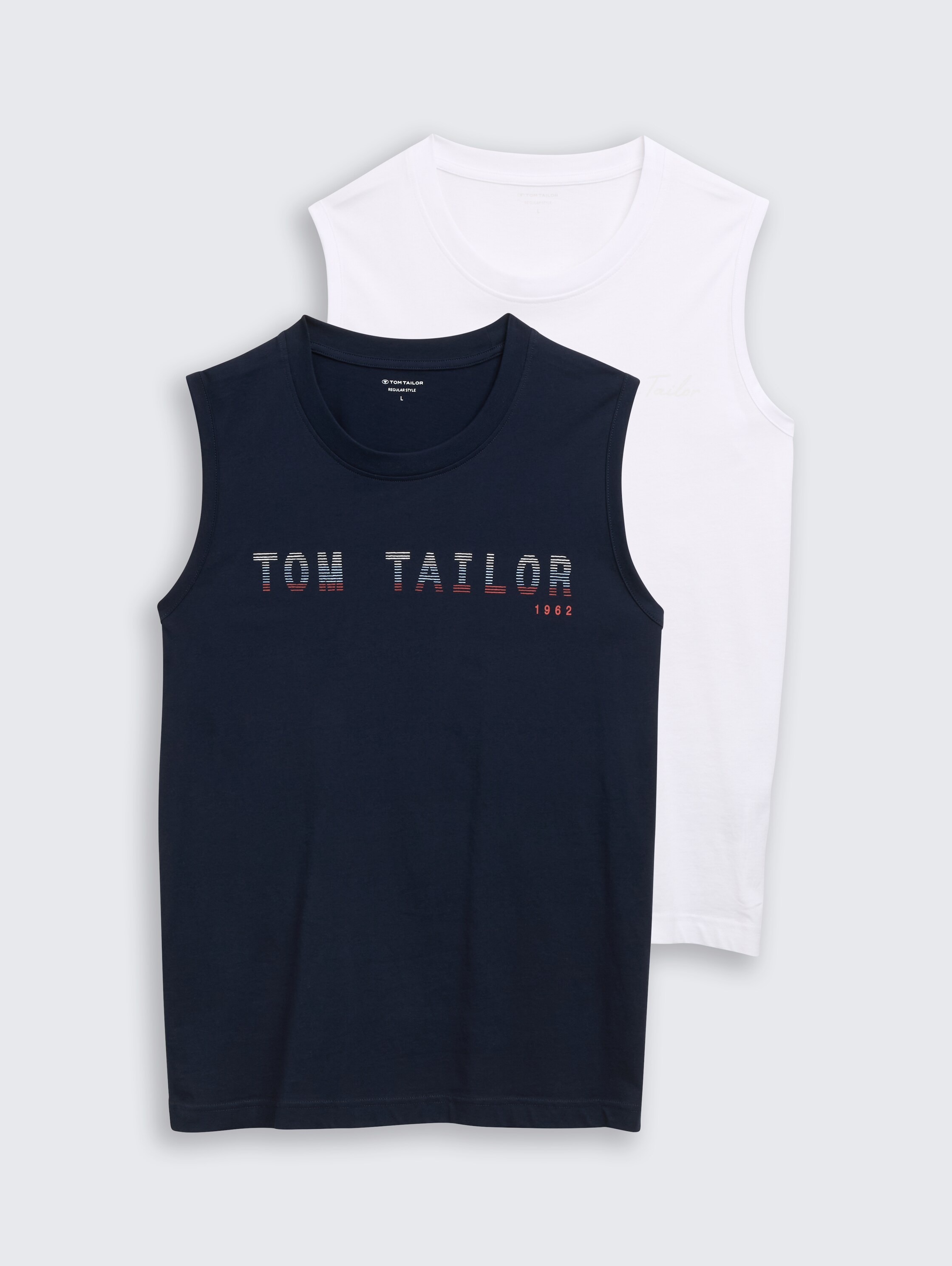 Tanktops im 2er-Pack - sky_captain_blue_1 - 