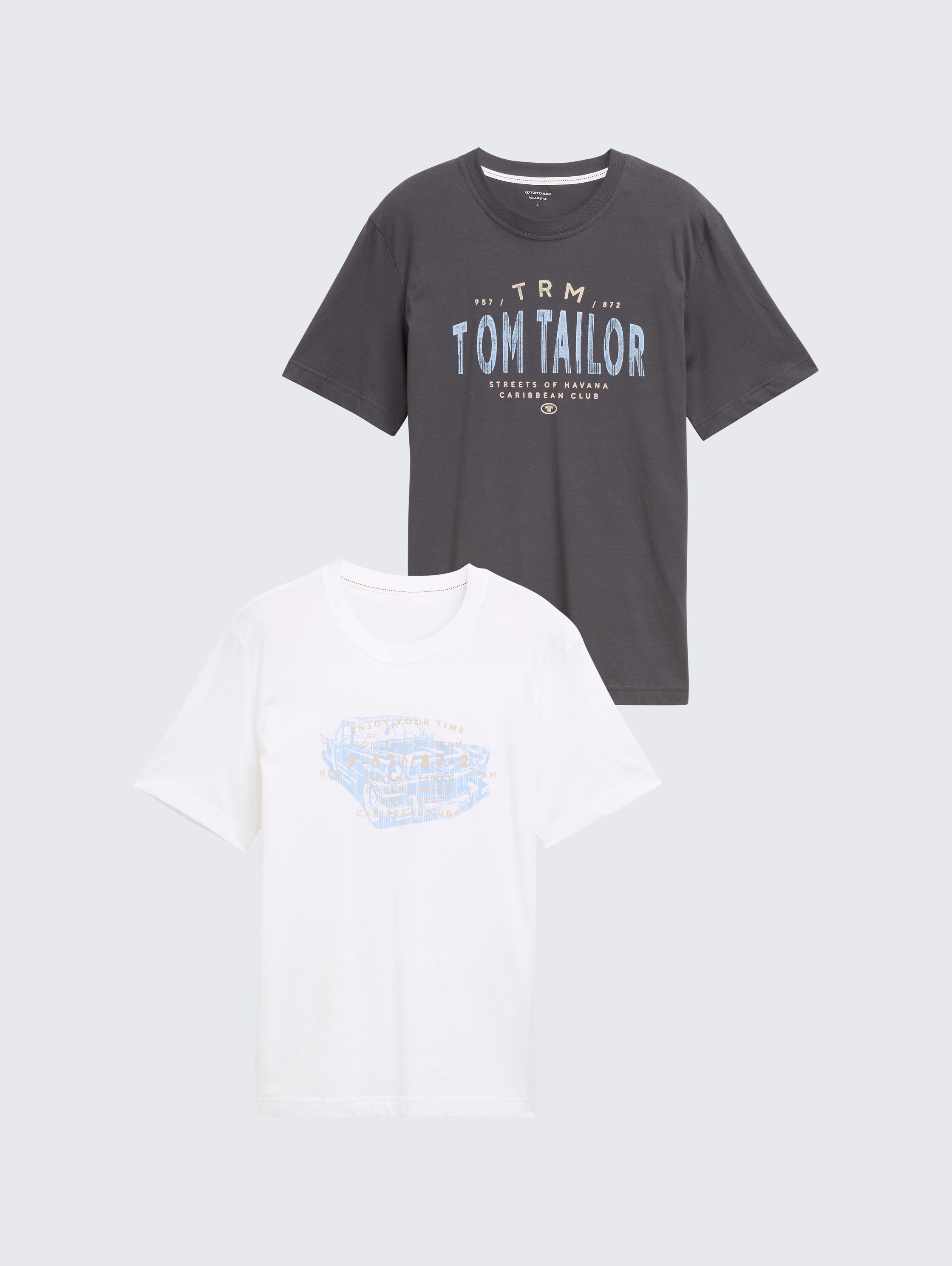 T-Shirts im 2er-Pack - tarmac_grey - 