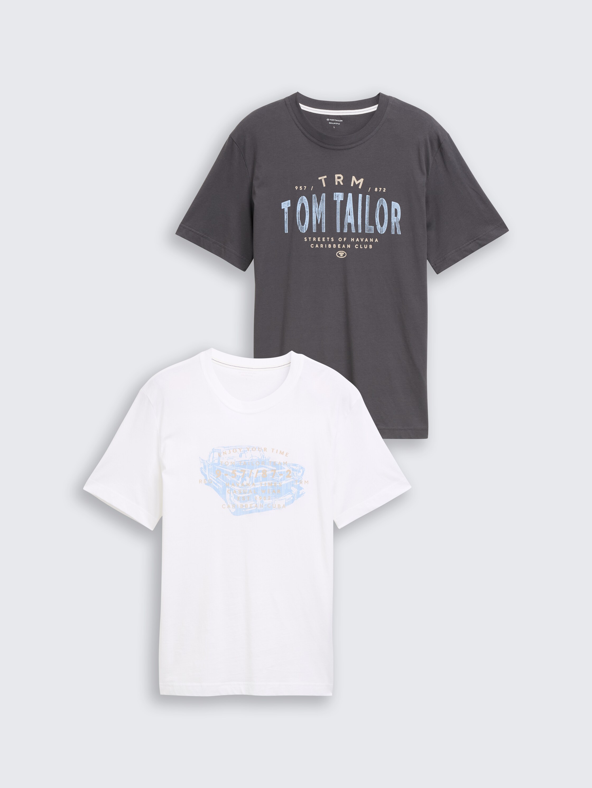 T-Shirts im 2er-Pack - tarmac_grey - 
