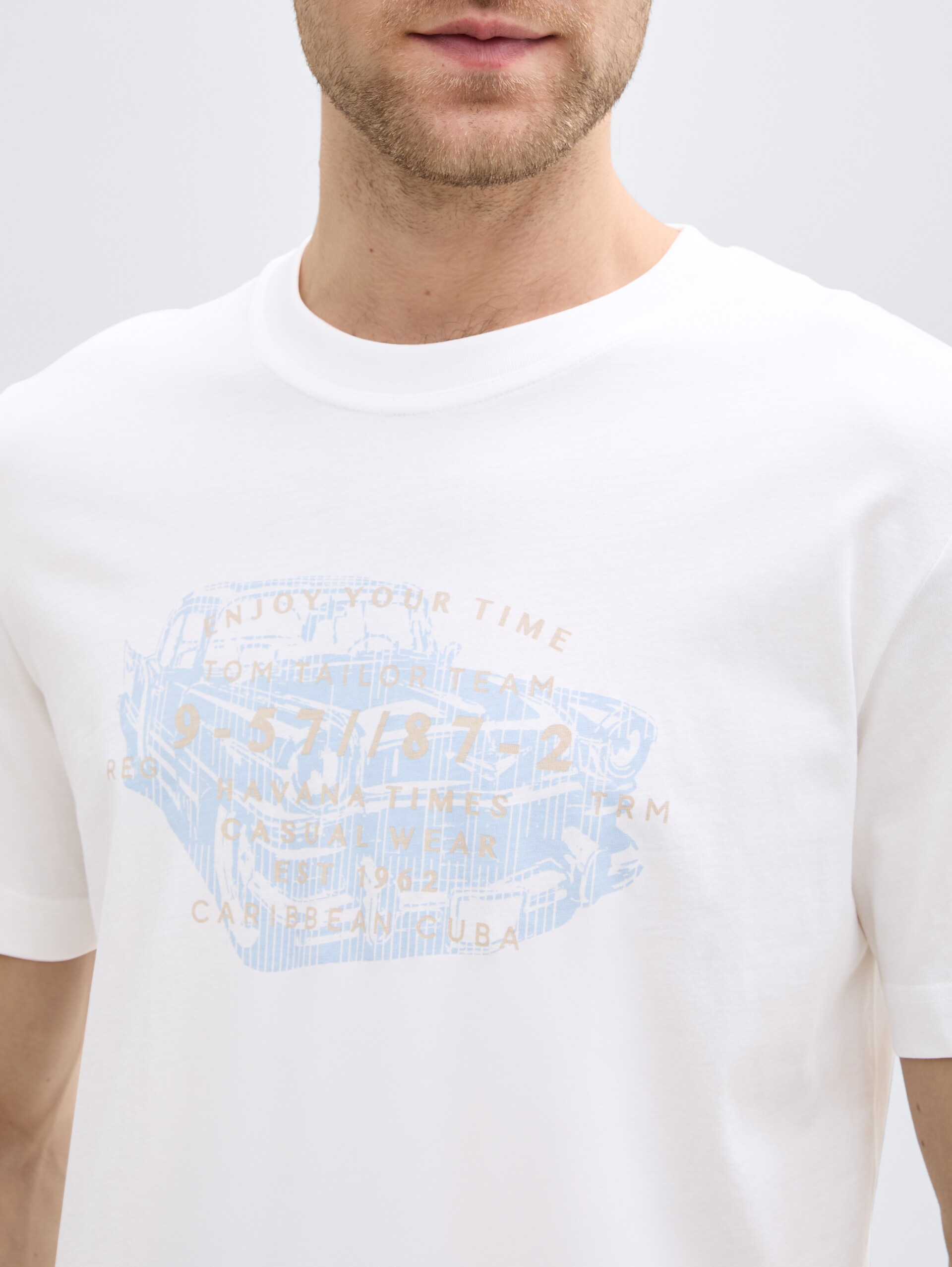 T-shirts in 2-pack - Tarmac Grey - Detailaanzicht model
