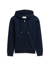 Nicht ausgewählt, Hoodie Sweatjacke mit Logo-Print von , blau