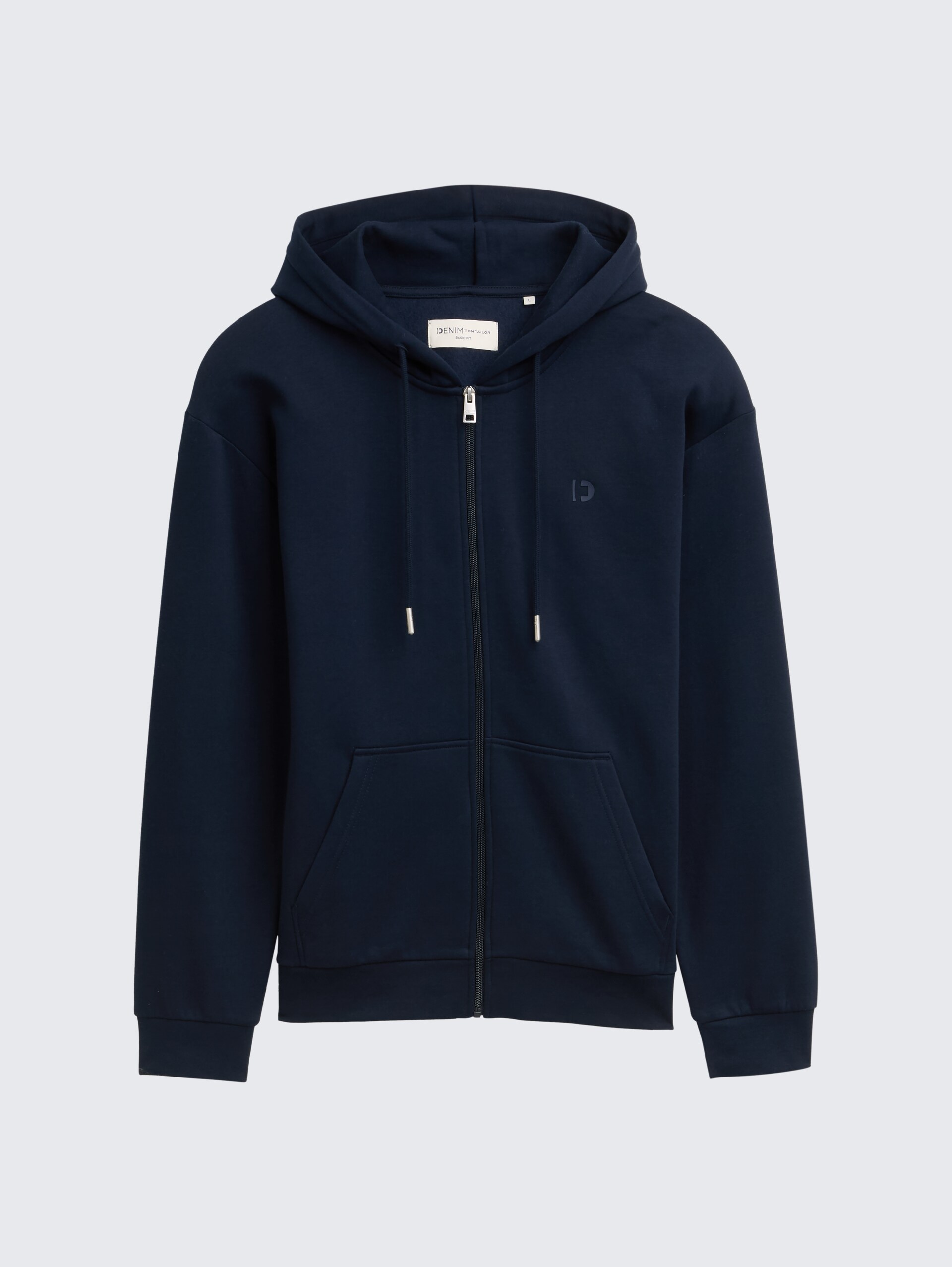 Hoodie Sweatjacke mit Logo-Print - sky captain blue - Vorder-Produkt-Ansicht