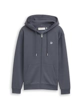 Nicht ausgewählt, Hoodie Sweatjacke mit Logo-Print von , grau