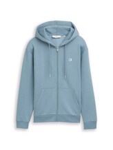 Nicht ausgewählt, Hoodie Sweatjacke mit Logo-Print von , blau