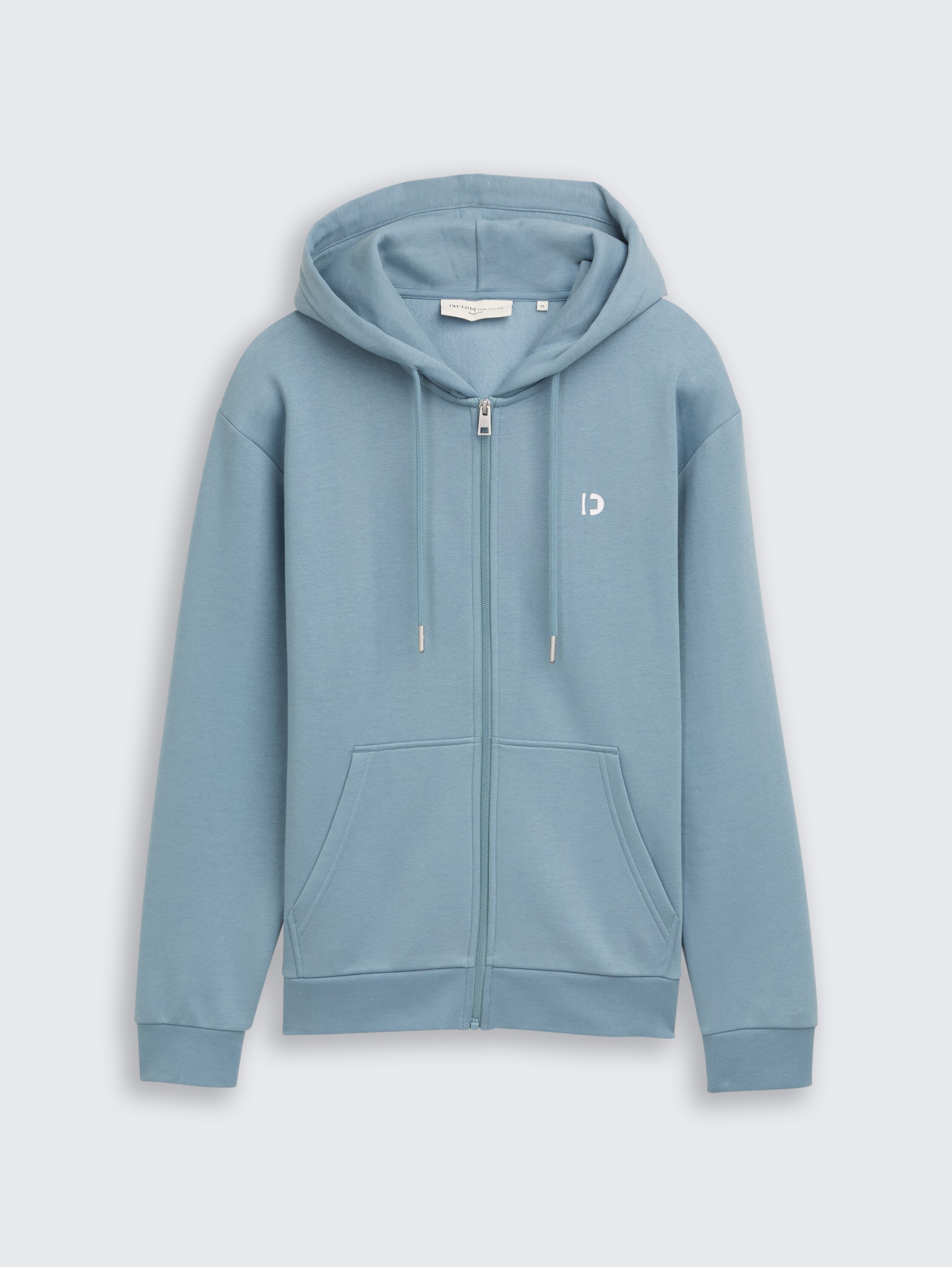 Hoodie Sweatjacke mit Logo-Print - citadel blue - Vorder-Produkt-Ansicht