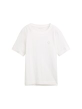 Not Selected, Cotton T-shirt by Tom Tailor, white