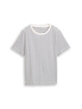 Not Selected, Cotton T-shirt by Tom Tailor, white