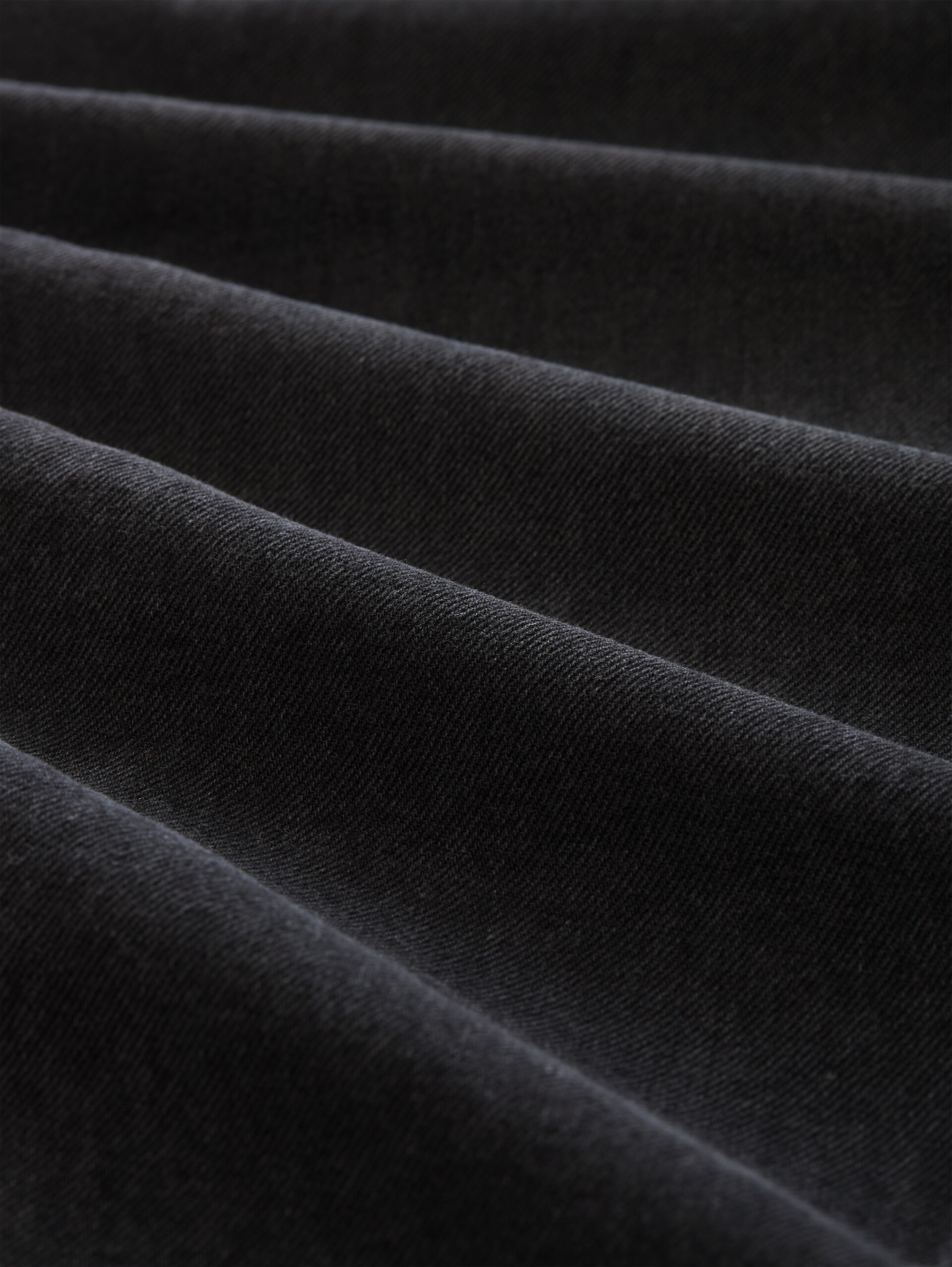 TTADEA BARREL Jeans mit Gürtel - dark stone black black denim - Material-Ansicht
