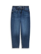 Ausgewählt, TTADEA BARREL Jeans mit Gürtel von Tom Tailor, blau