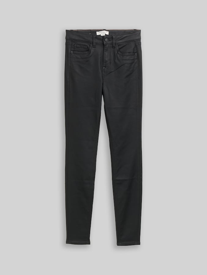 Coated TTNELA SKINNY Jeans von Denim Female, coated black denim