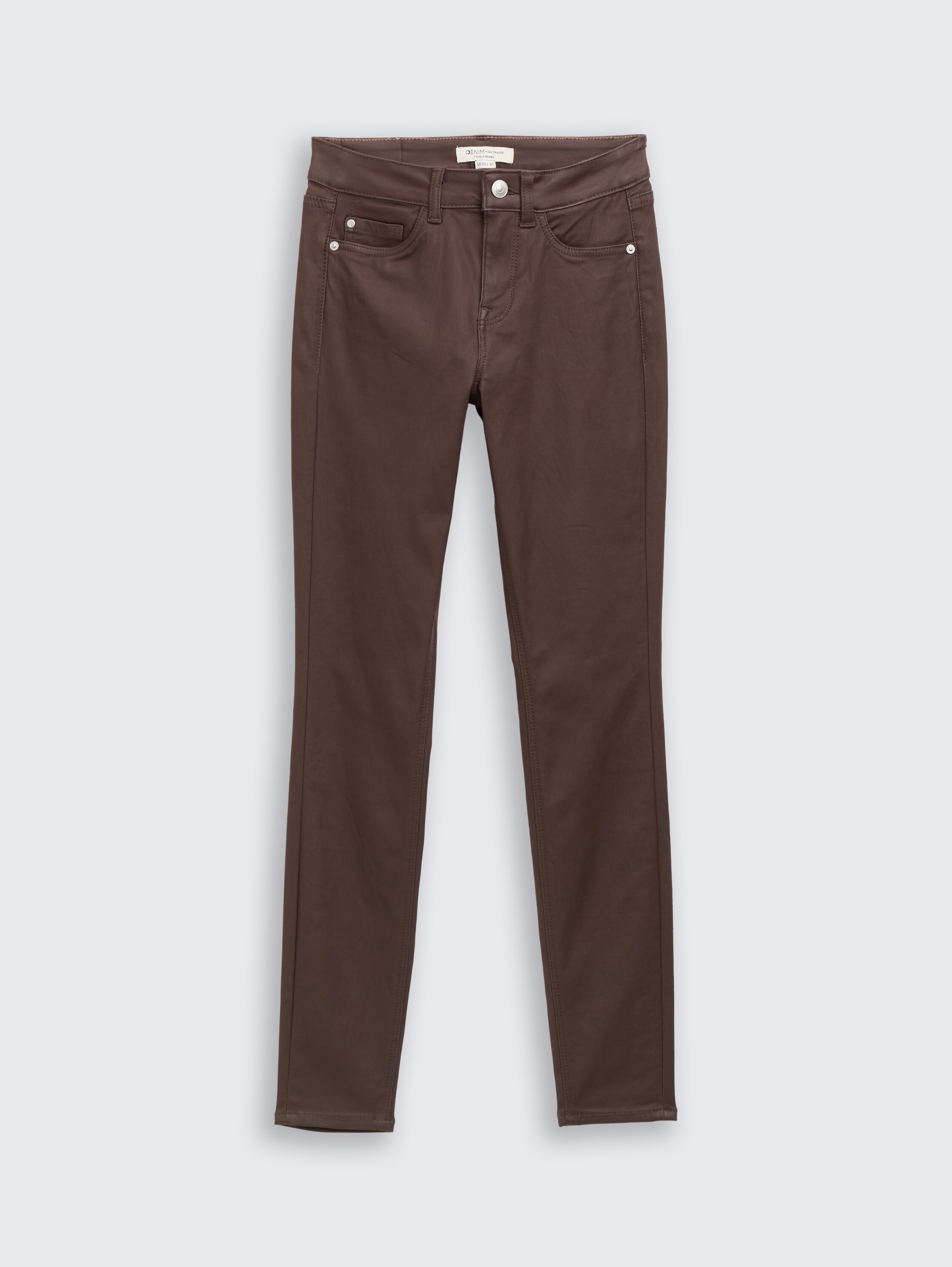 Coated TTNELA SKINNY jeans - brown_coated_denim - 