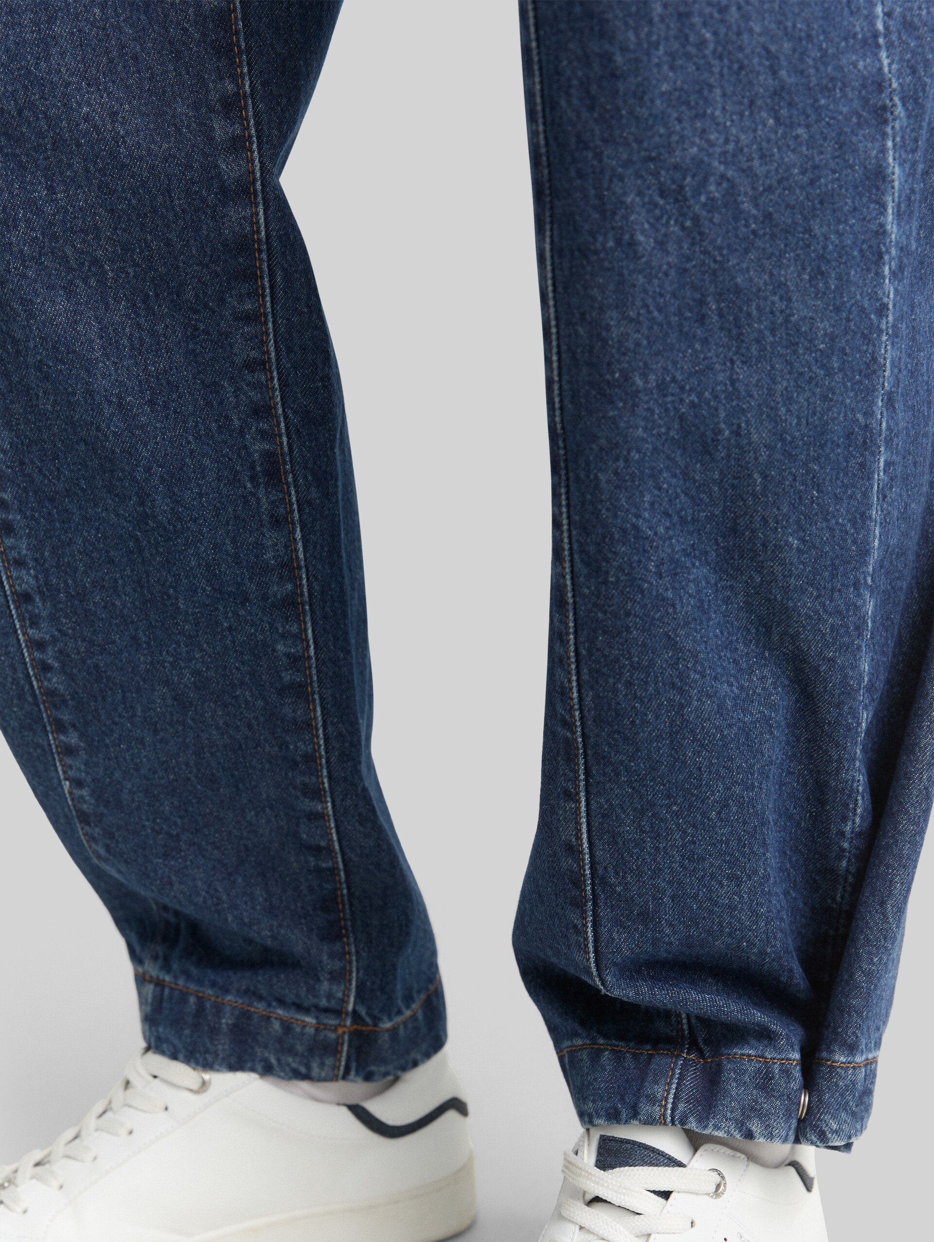 TTADEA BARREL Jean à ouverture de jambe ajustable - Clean Dark Stone Blue Denim - Vue détaillée du modèle