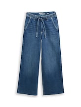 Ausgewählt, TTMIJA CULOTTE Jeans mit Gürtel von Tom Tailor, blau