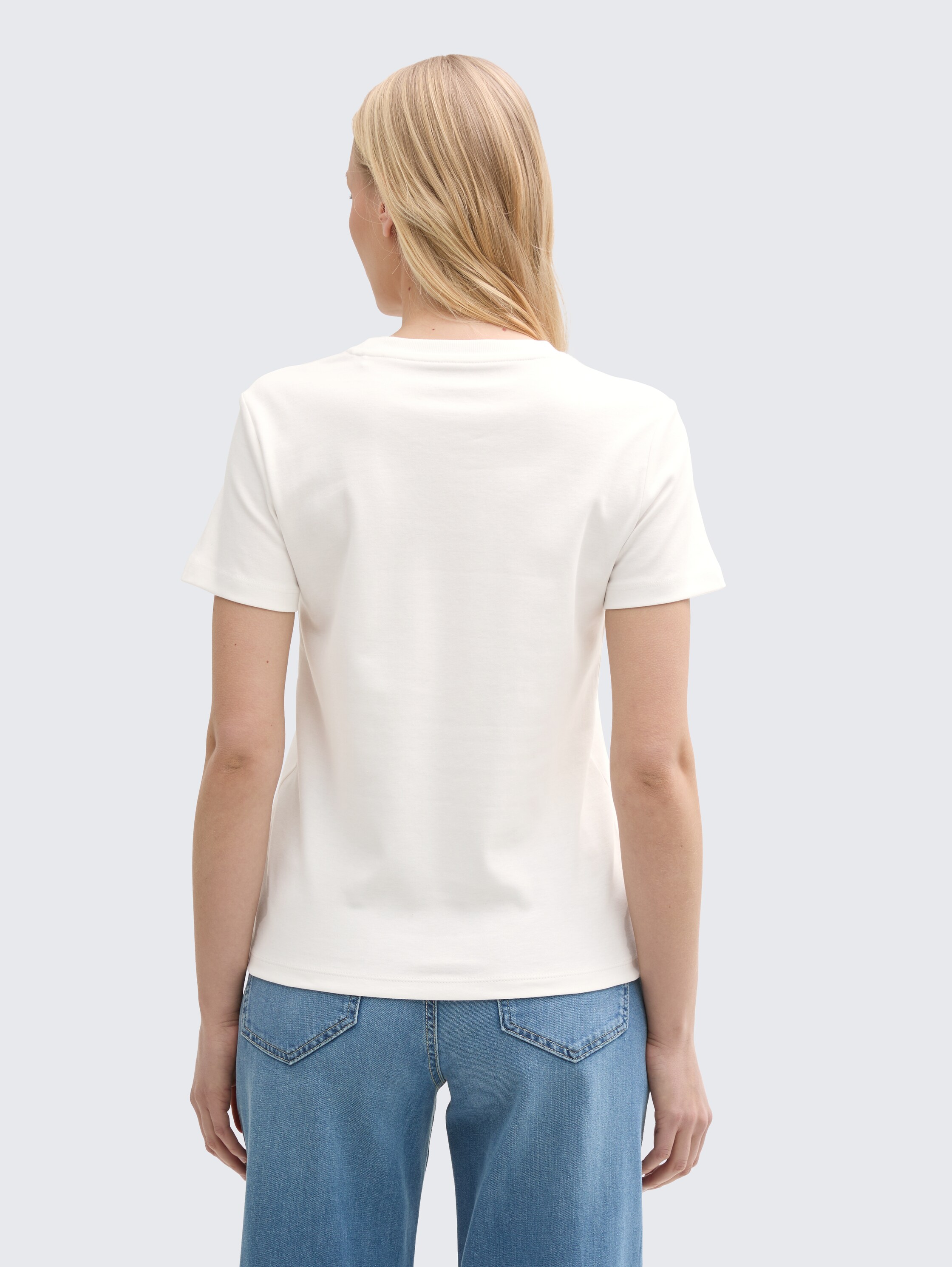 T-Shirt mit Rundhalsausschnitt - whisper_white - 