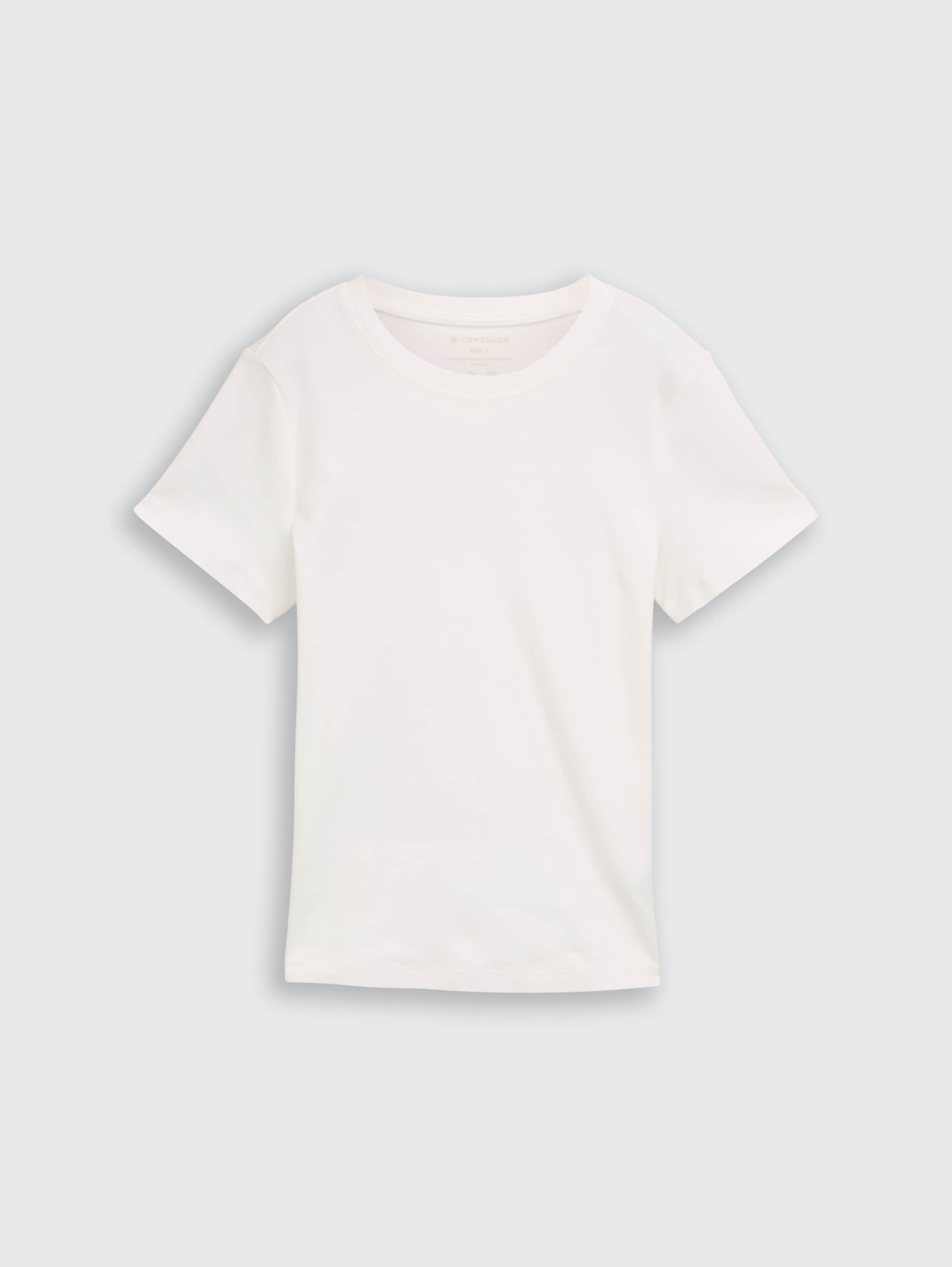 T-Shirt mit Rundhalsausschnitt - whisper_white - 