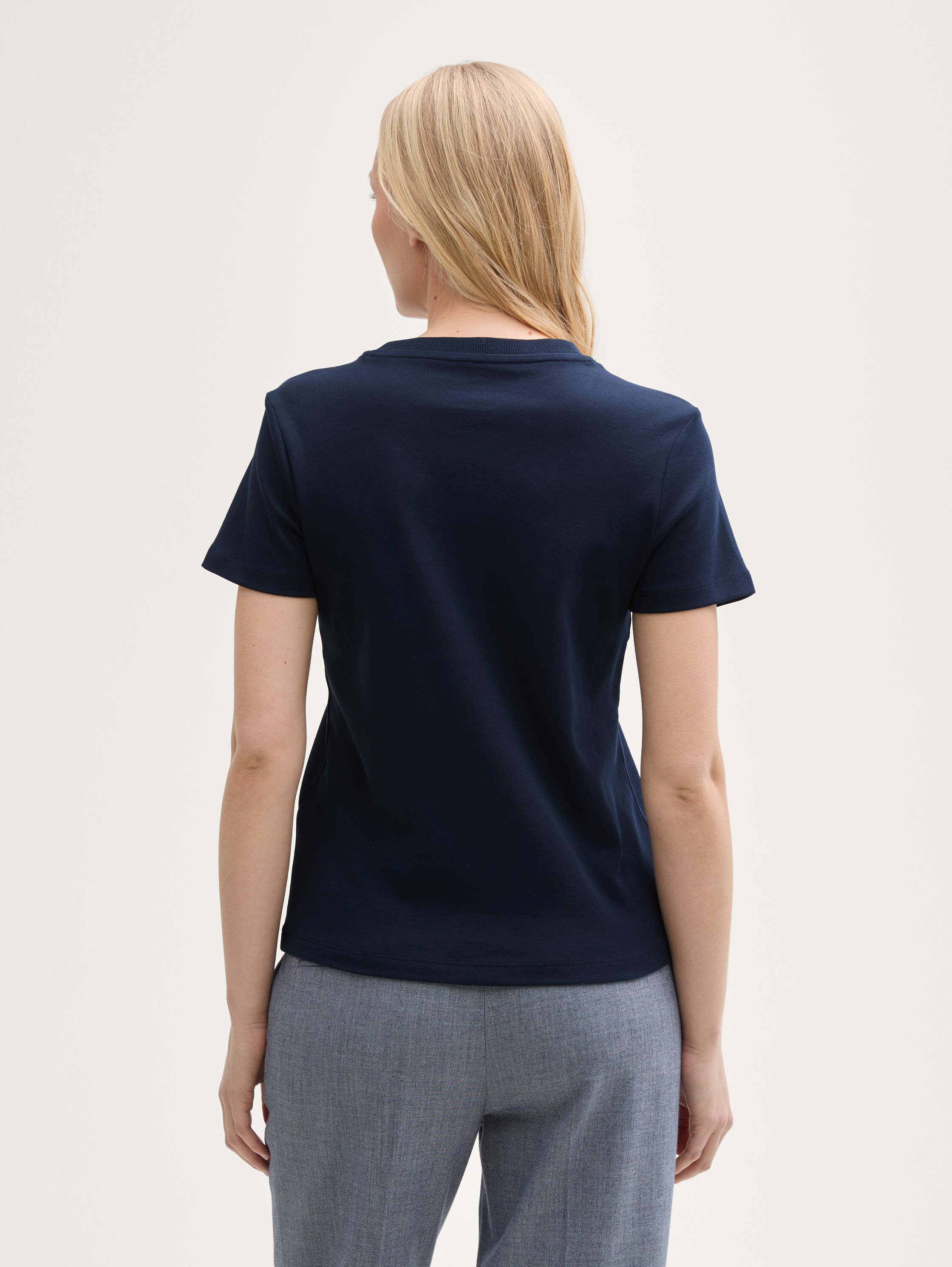 T-Shirt mit Rundhalsausschnitt - sky_captain_blue_1 - 