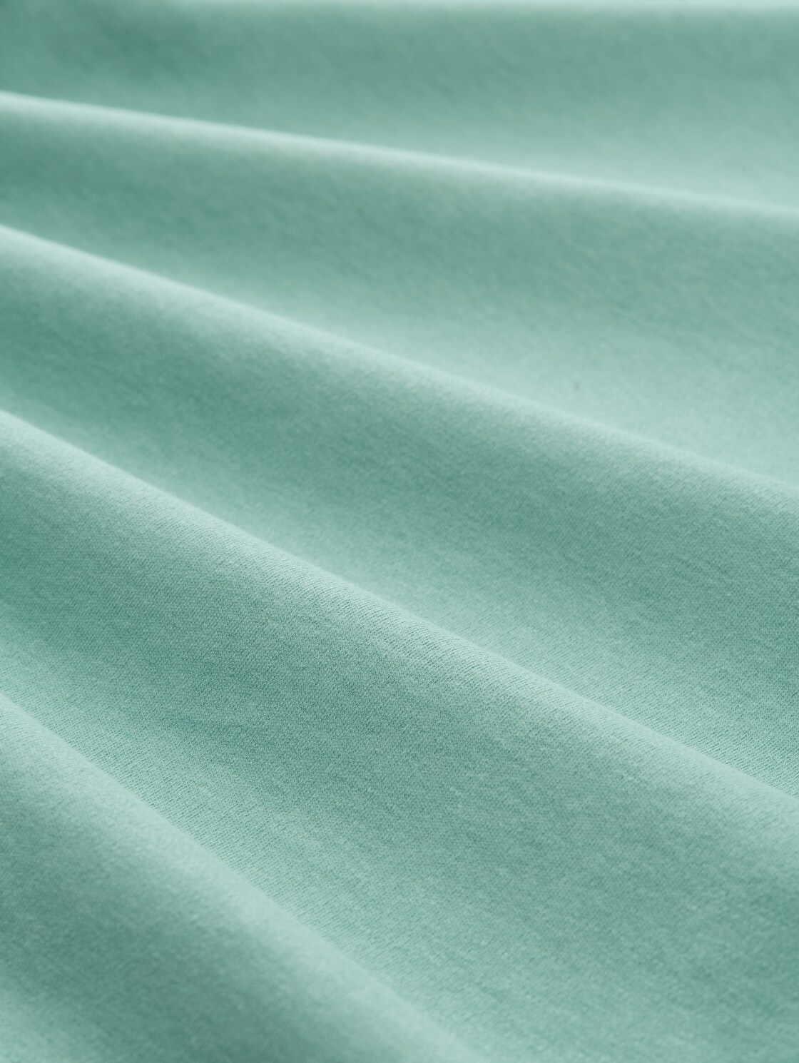 T-shirt with round neckline - Faded Green - Material view