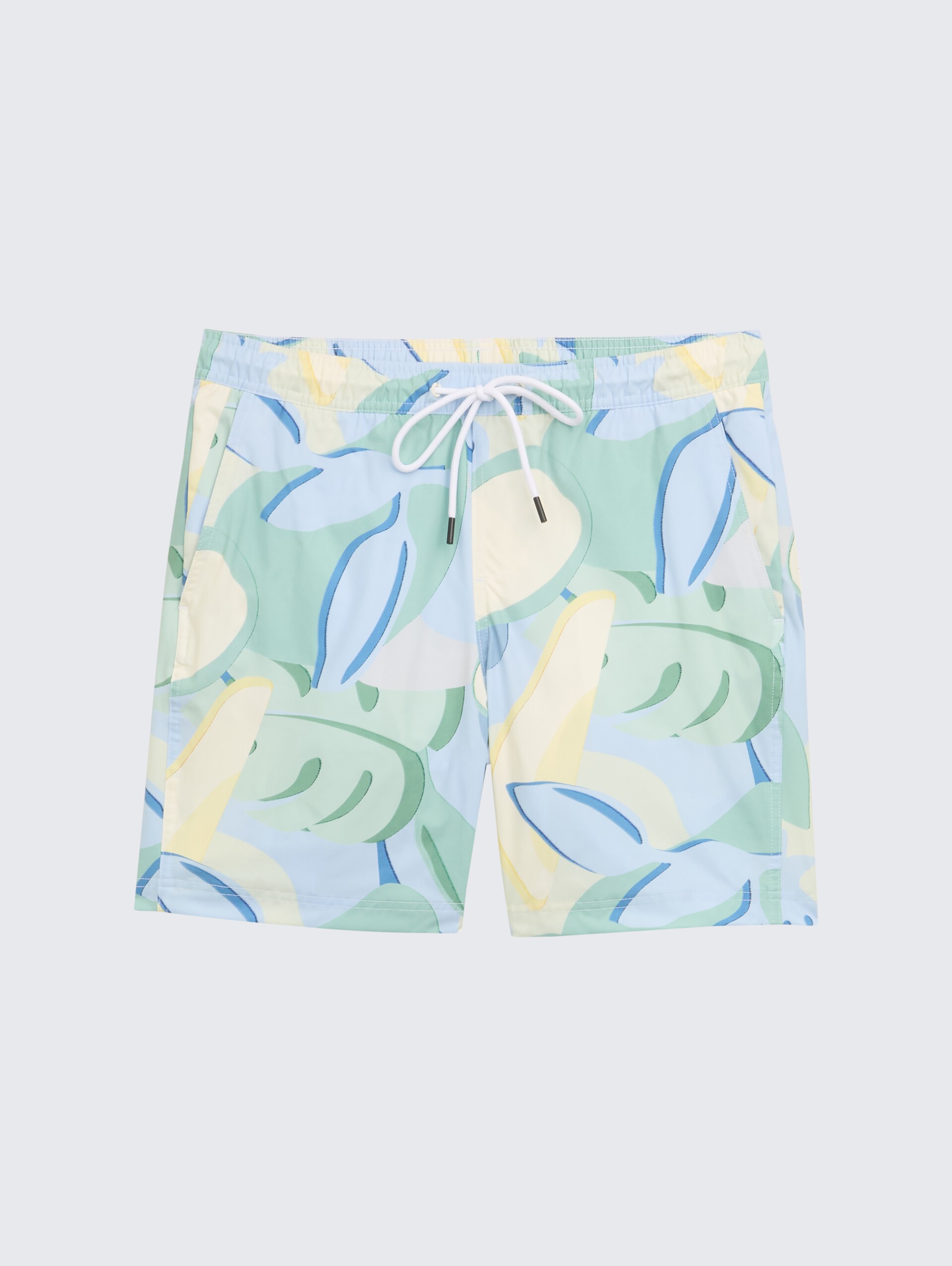 Badeshorts mit Print - colorful big tropical print - Vorder-Produkt-Ansicht