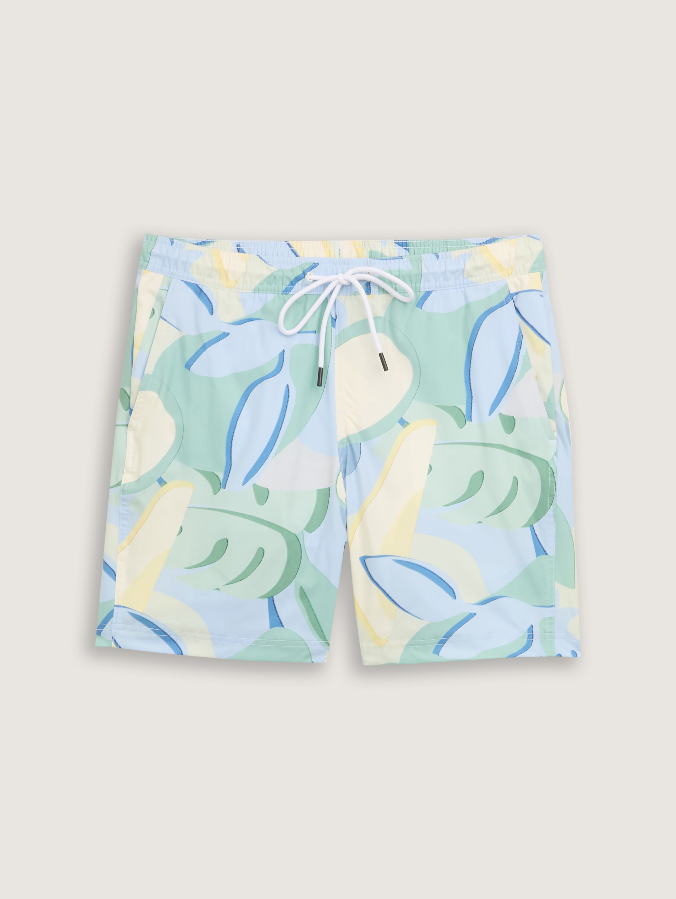 Badeshorts mit Print - colorful_big_tropical_print - 