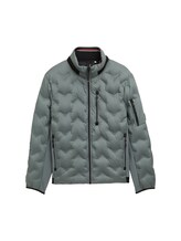 Geselecteerd, Hybride gewatteerde jas met opbergbare capuchon door Tom Tailor, groen