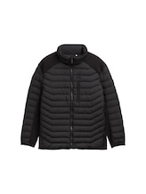 Ausgewählt, Plus Size - Hybrid Lightweight Steppjacke mit Stehkragen von Tom Tailor, schwarz