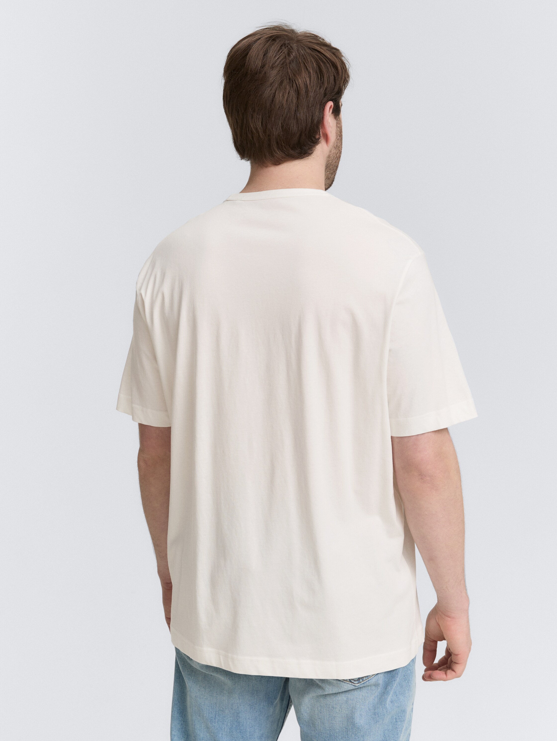 Plus Size - T-Shirt mit Foto-Print - off_white_1 - 