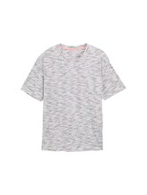 Geselecteerd, Plus Maat - T-shirt met patroon door Tom Tailor, rosa