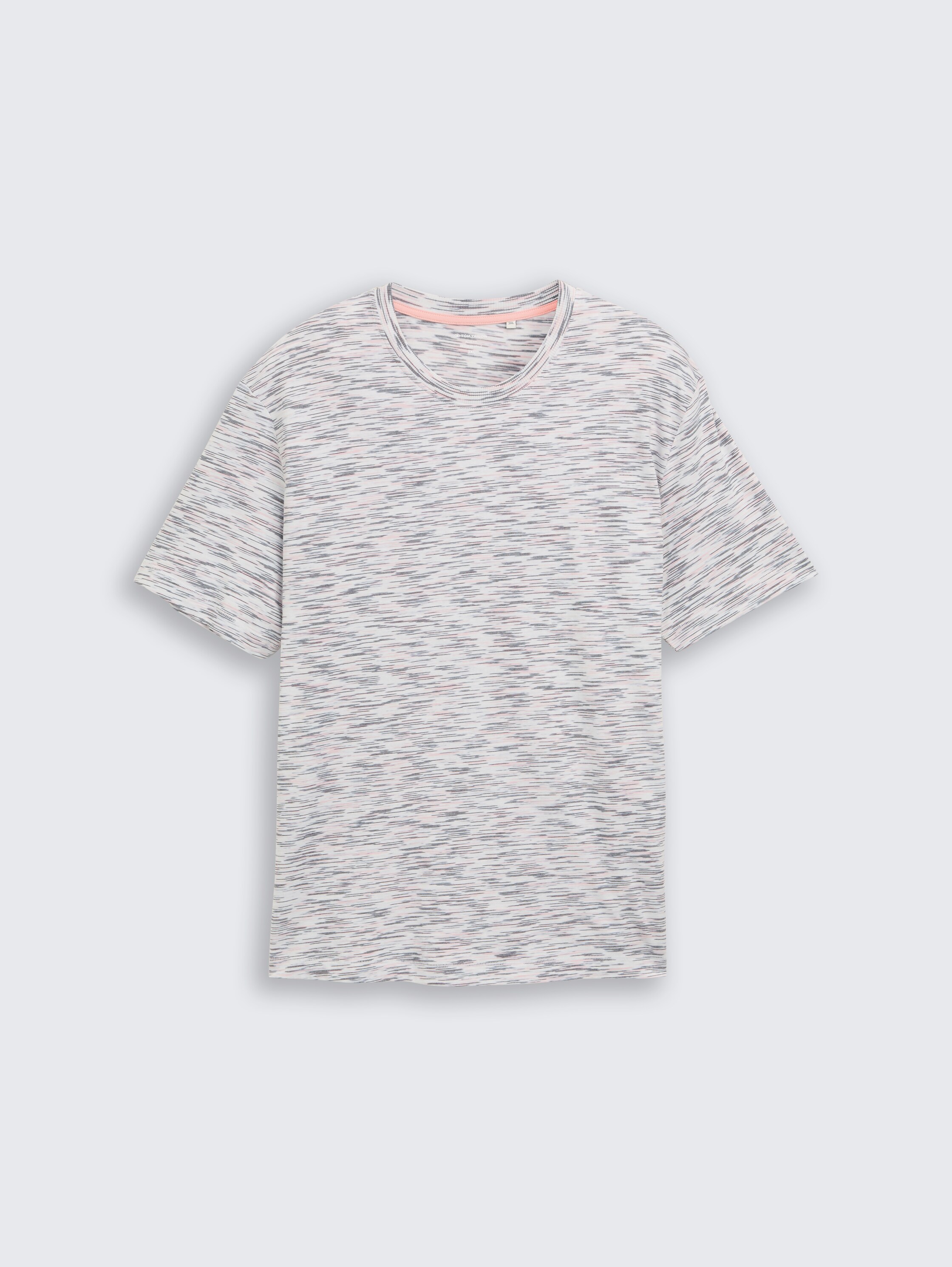 Plus Size - T-Shirt mit Muster - blush_pink_multicolor_inject - 