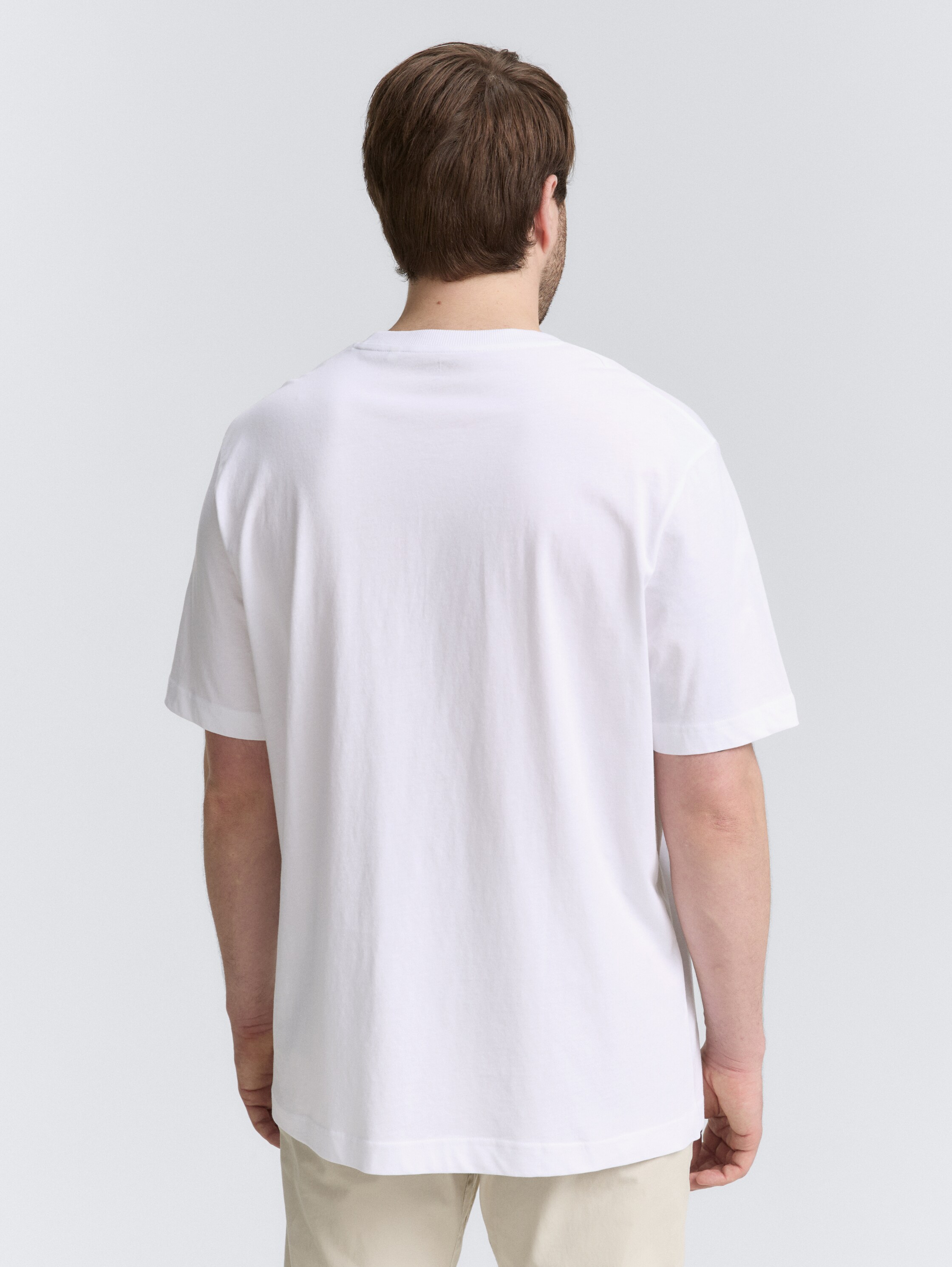 Plus Size - T-Shirt mit Print - white - 