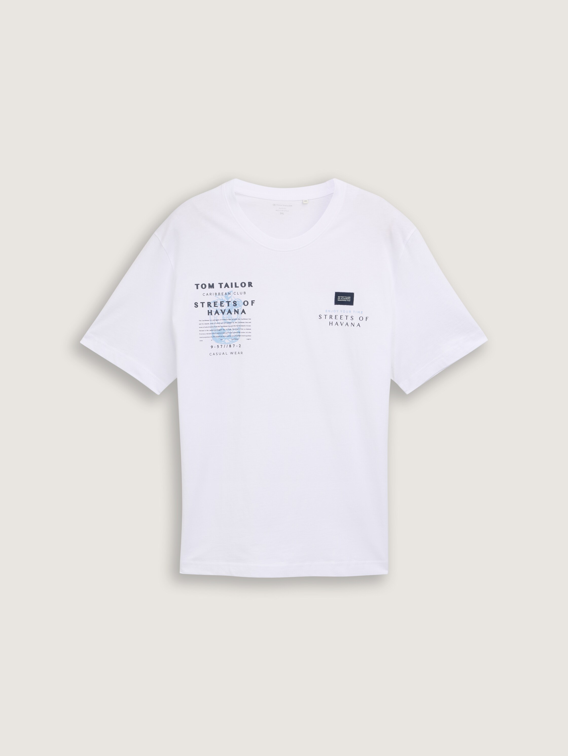 Plus Size - T-Shirt mit Print - white - 