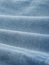 Plus Size - TTPLUS REGULAR FIT Jeans Shorts - Used Light Stone Blue Denim - Material-Ansicht