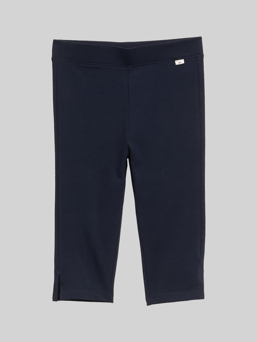 Basic Capri Leggings von Mini Girls, sky captain blue