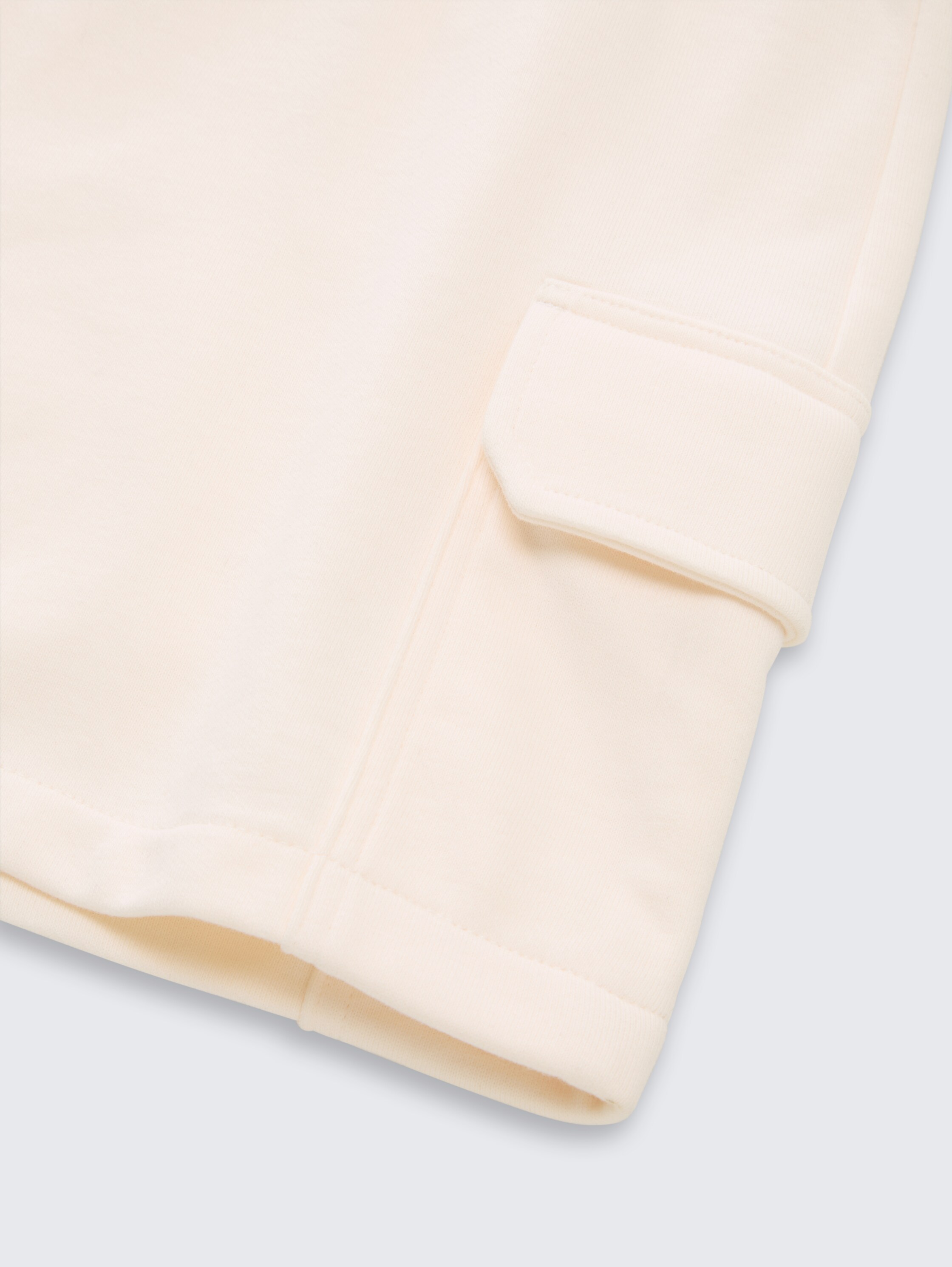 Cargo sweat shorts - gardenia_white - 
