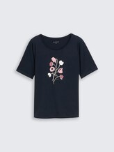 Plus Size - T-Shirt mit Print - Lunar Eclipse - Vorder-Produkt-Ansicht