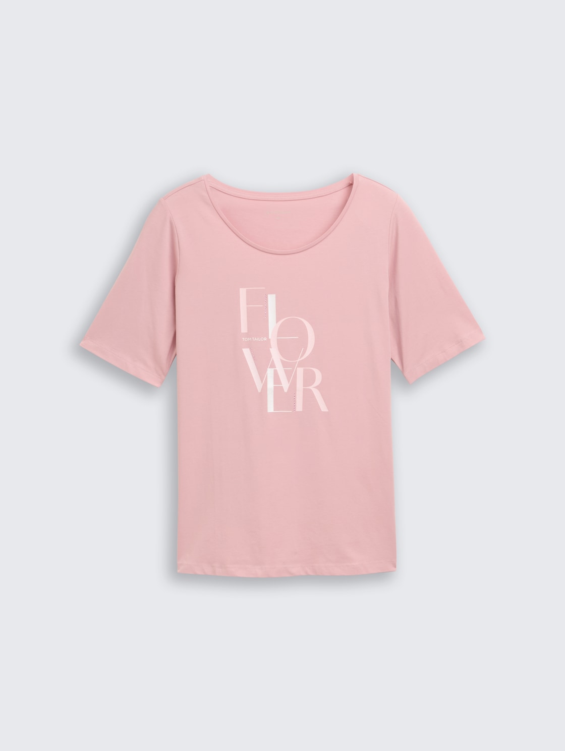 Plus Size - T-Shirt mit Print - Morning Pink - Vorder-Produkt-Ansicht