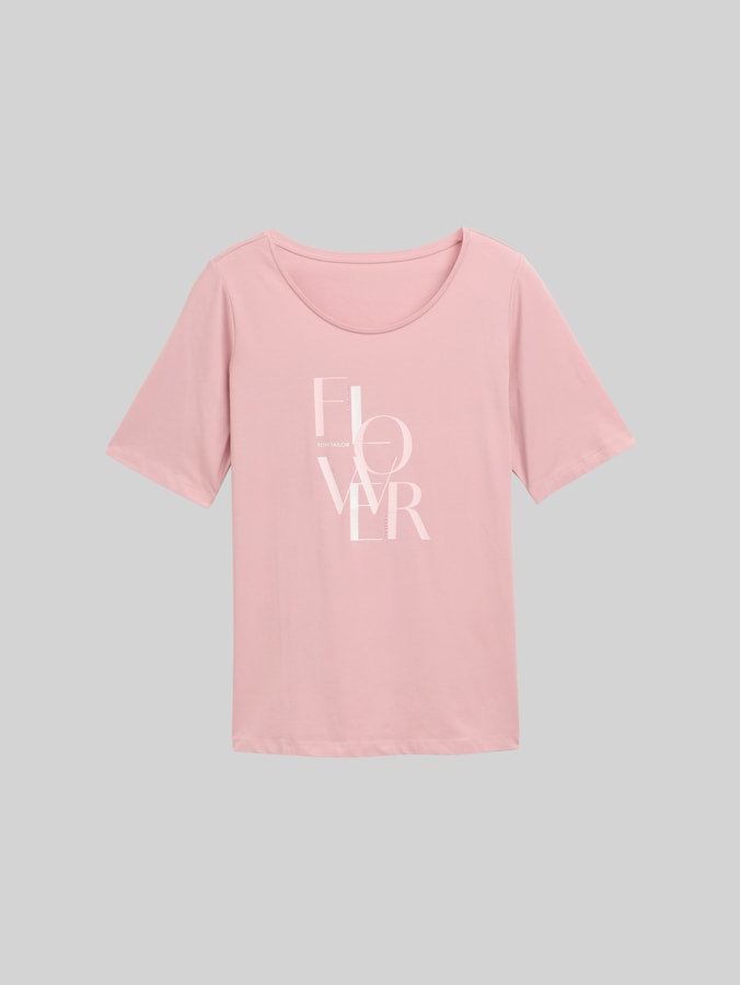 Plus Size - T-Shirt mit Print von Women Plus Size, Morning Pink