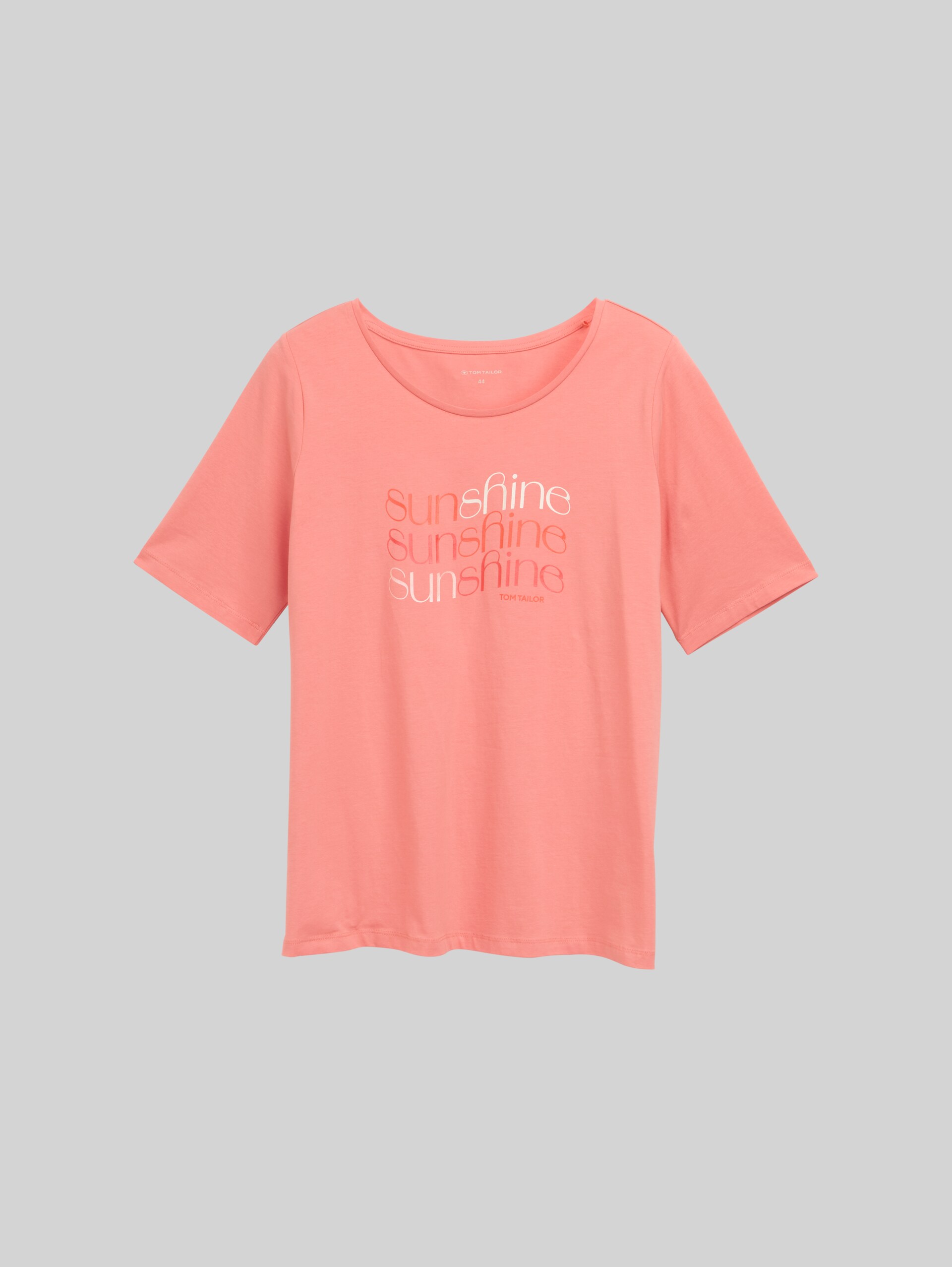 Plus Size - T-Shirt mit Print - rosewood pink - Vorder-Produkt-Ansicht