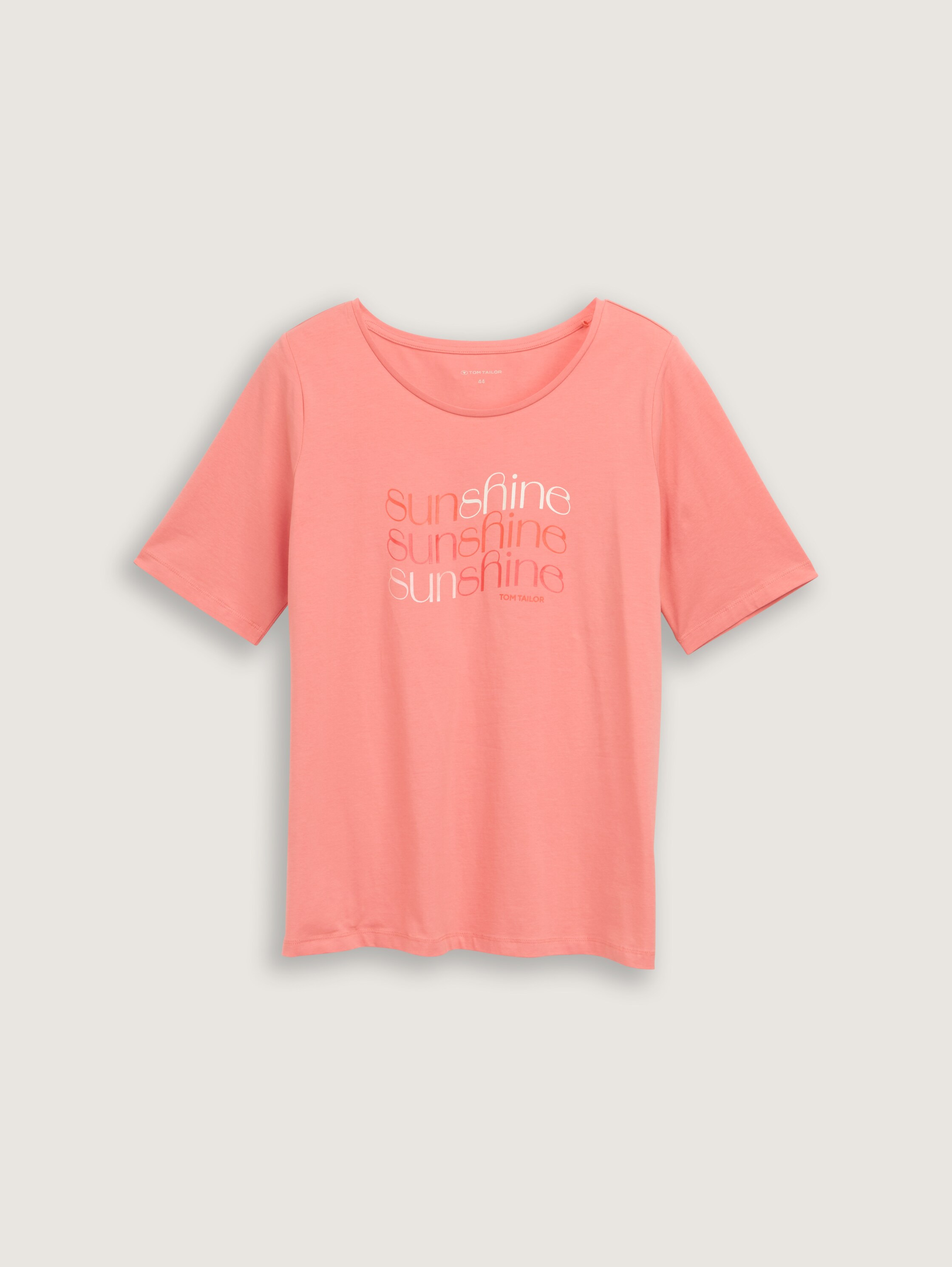 Plus Size - T-Shirt mit Print - rosewood_pink - 