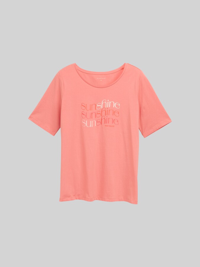 T-Shirt 1/2 par Women Plus Size, rosewood pink