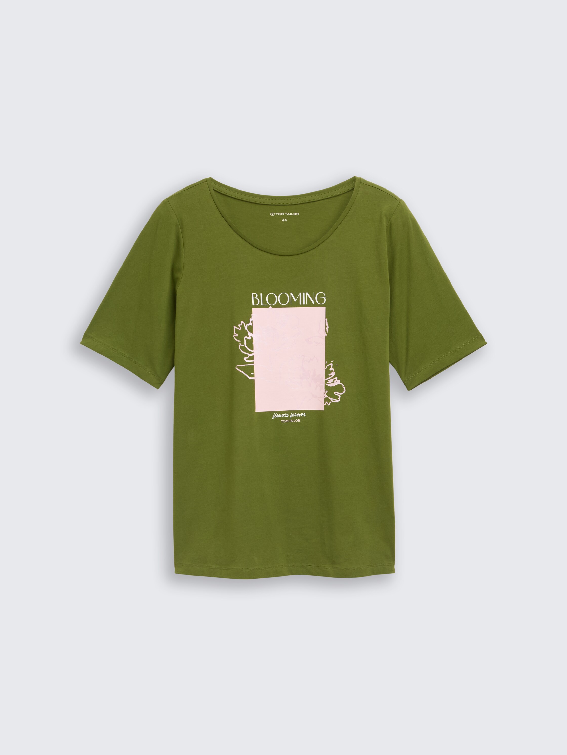 Plus Size - T-Shirt mit Print - deep ivy green - Vorder-Produkt-Ansicht