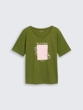 Plus Size - T-Shirt mit Print - deep ivy green - Vorder-Produkt-Ansicht