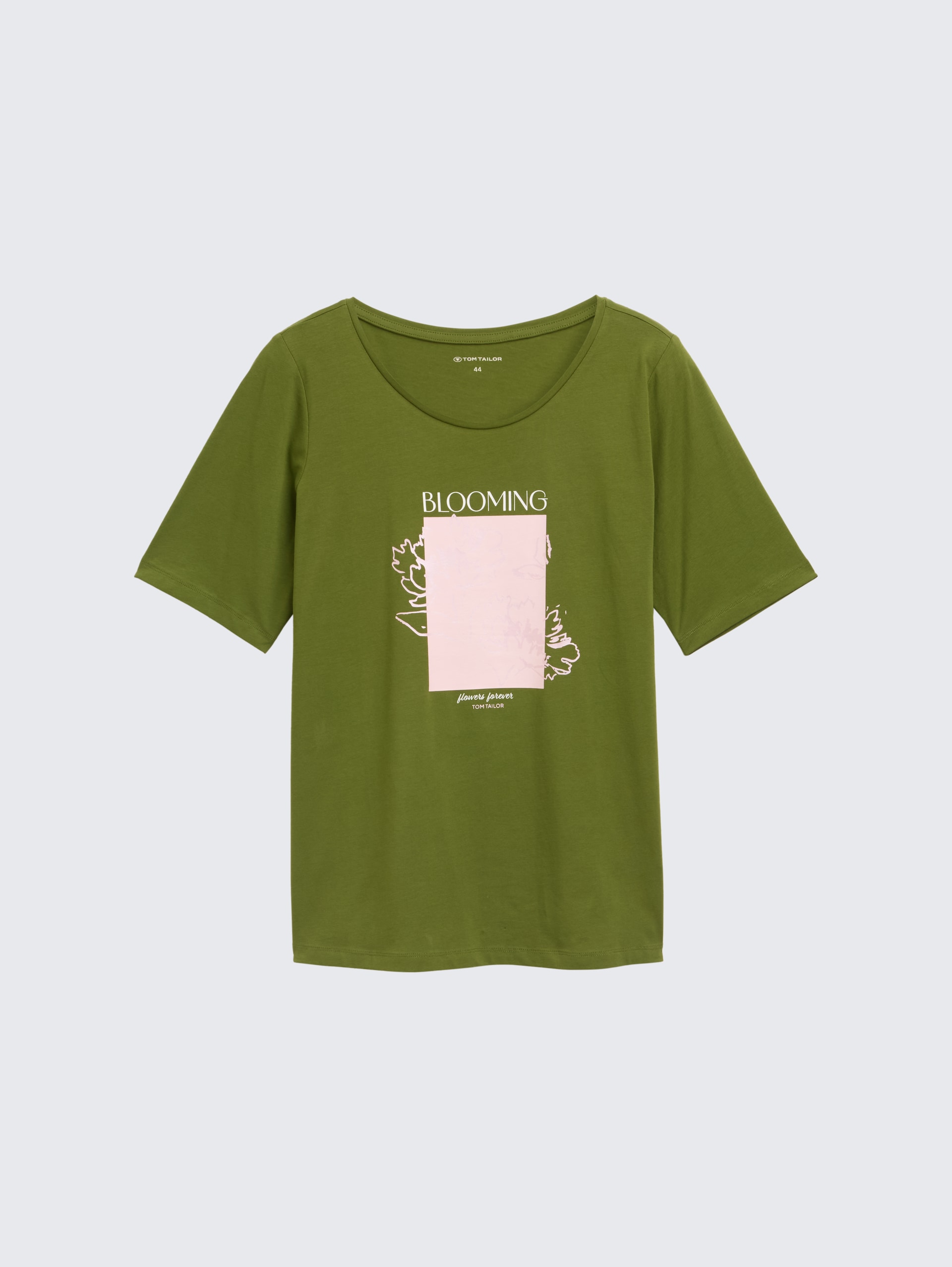 Plus Size - T-Shirt mit Print - deep ivy green - Vorder-Produkt-Ansicht