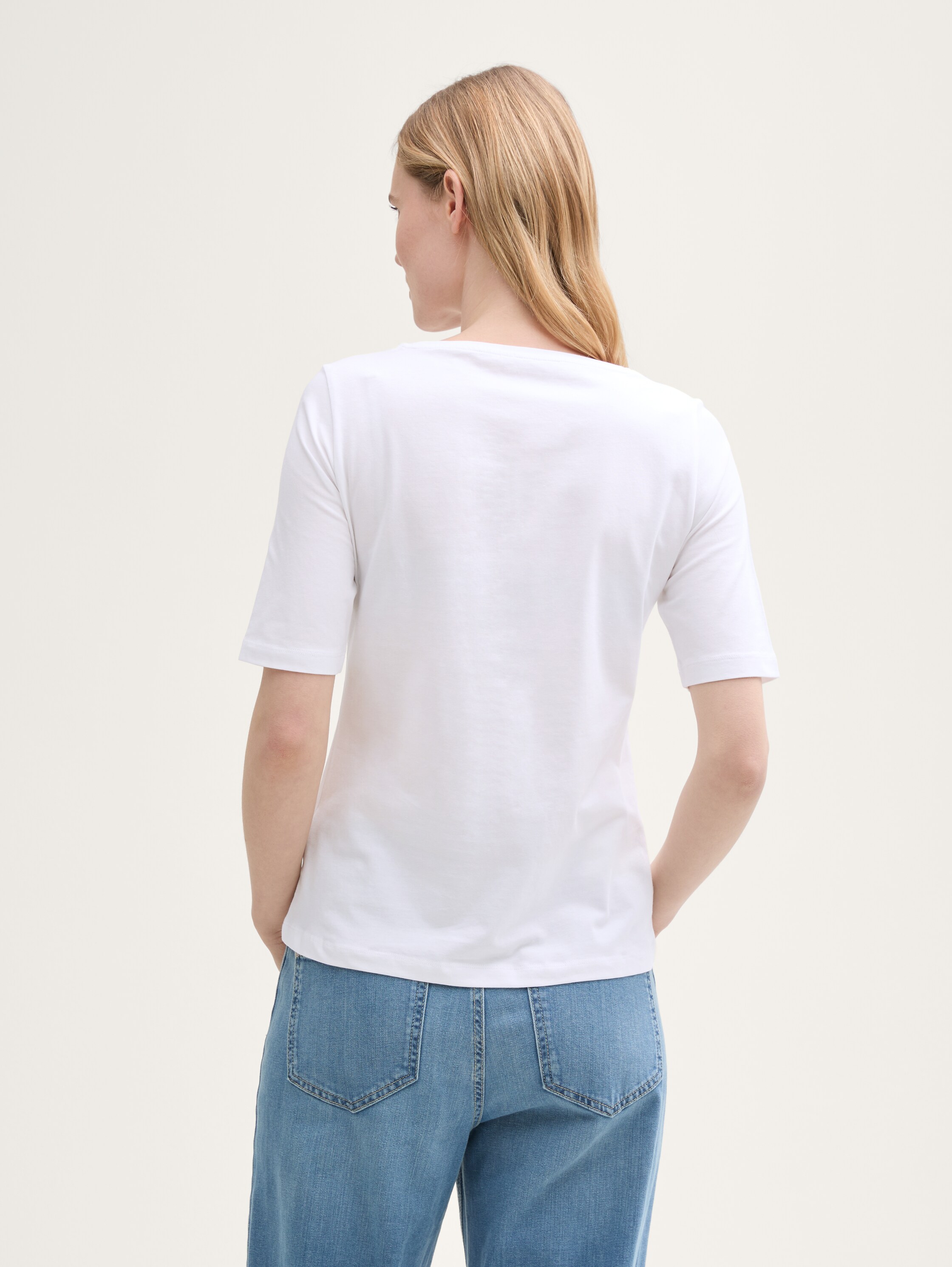 T-Shirt mit Print - white - 