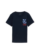 Niet geselecteerd, T-shirt met print door , blauw