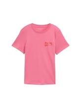 Geselecteerd, T-shirt met print door Tom Tailor, rosa