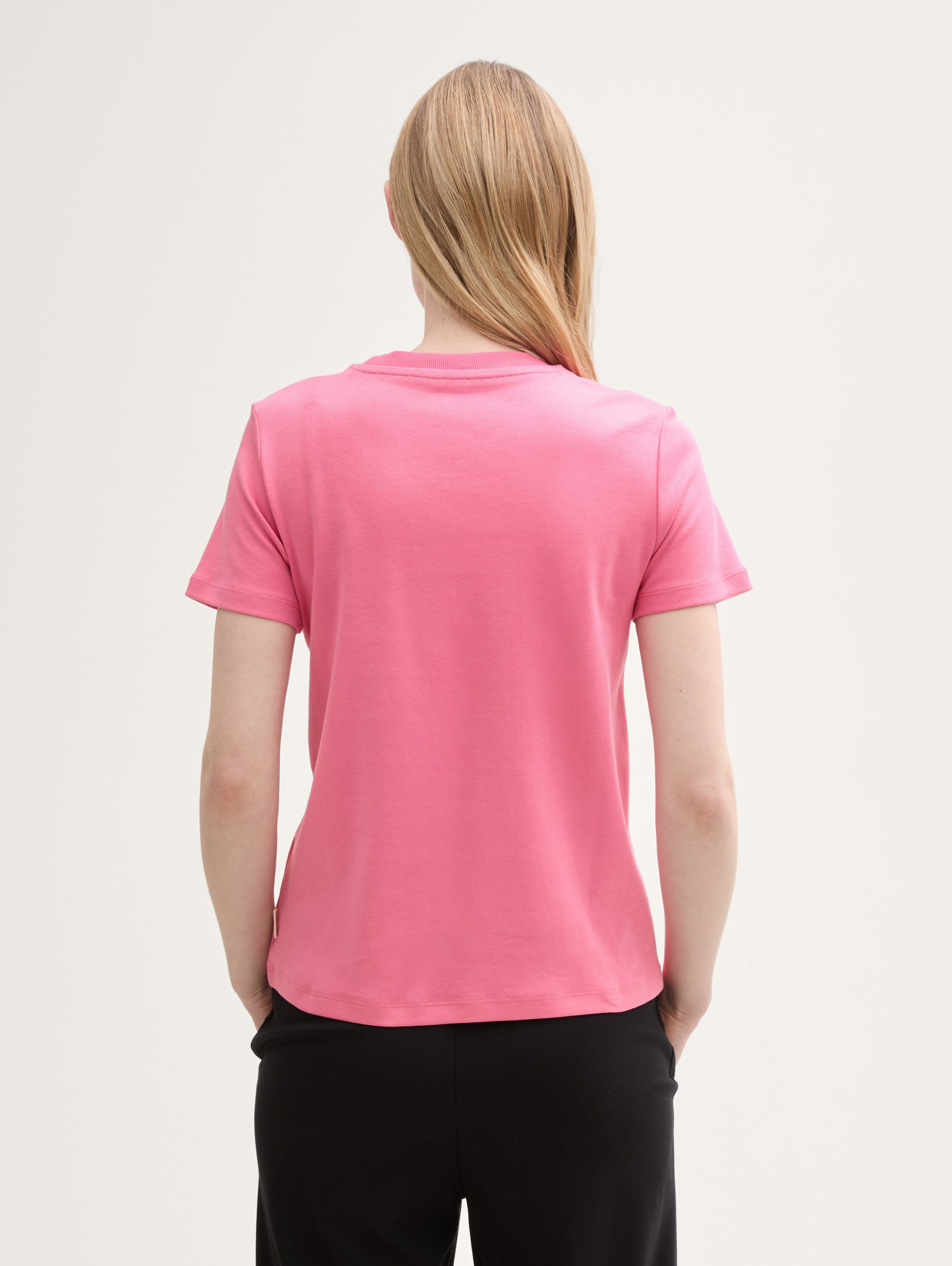 T-Shirt mit Print - bright_rose - 