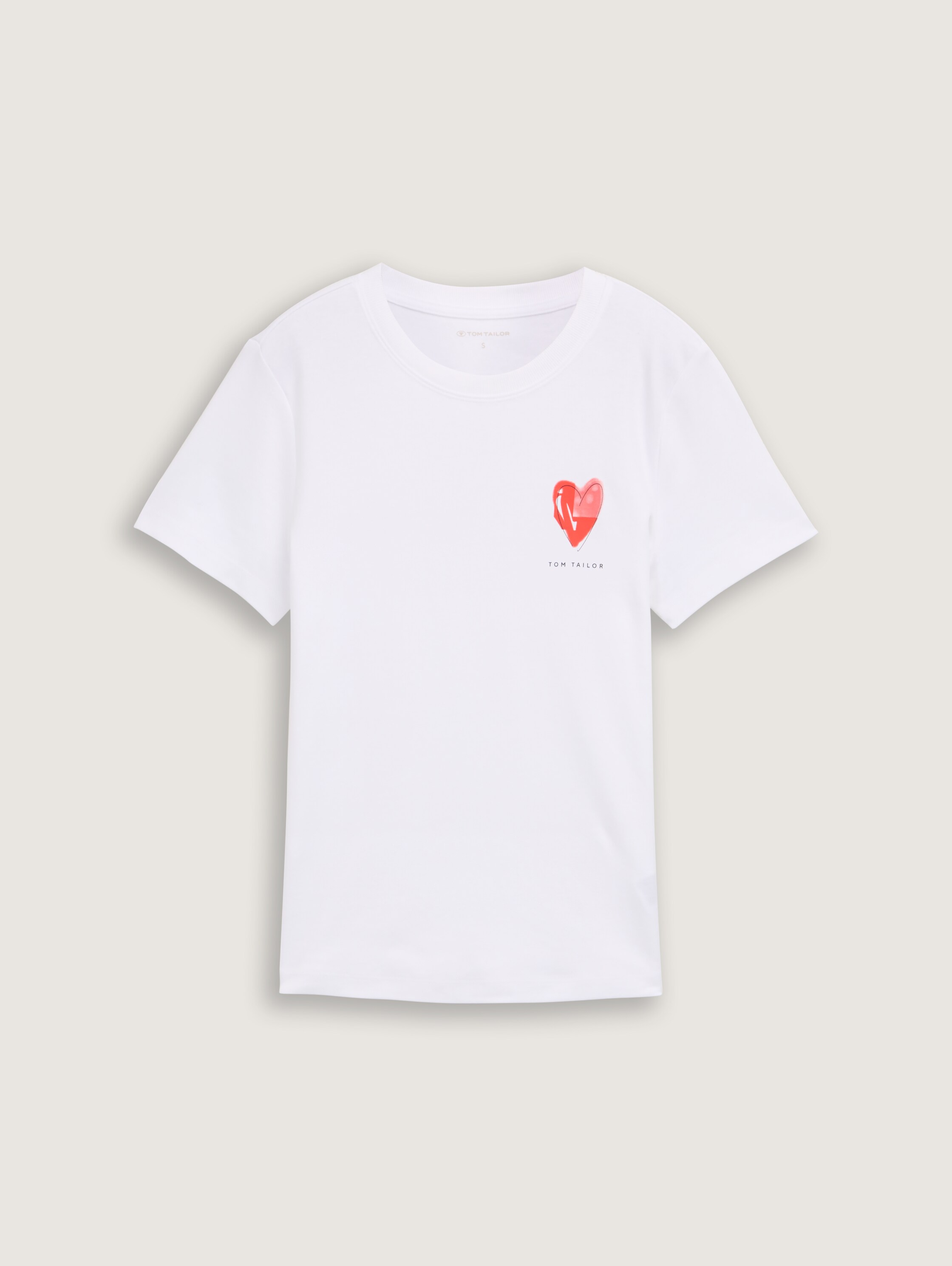 T-Shirt mit Print - white - 