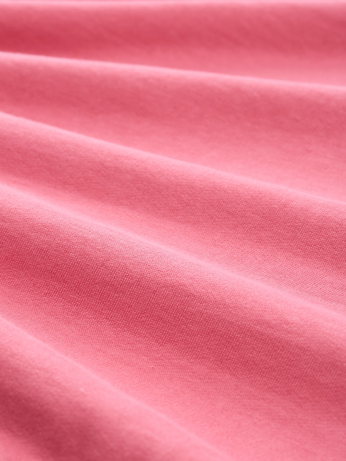 Loose Fit Sweatshirt mit Print - Bright Rose - Material-Ansicht