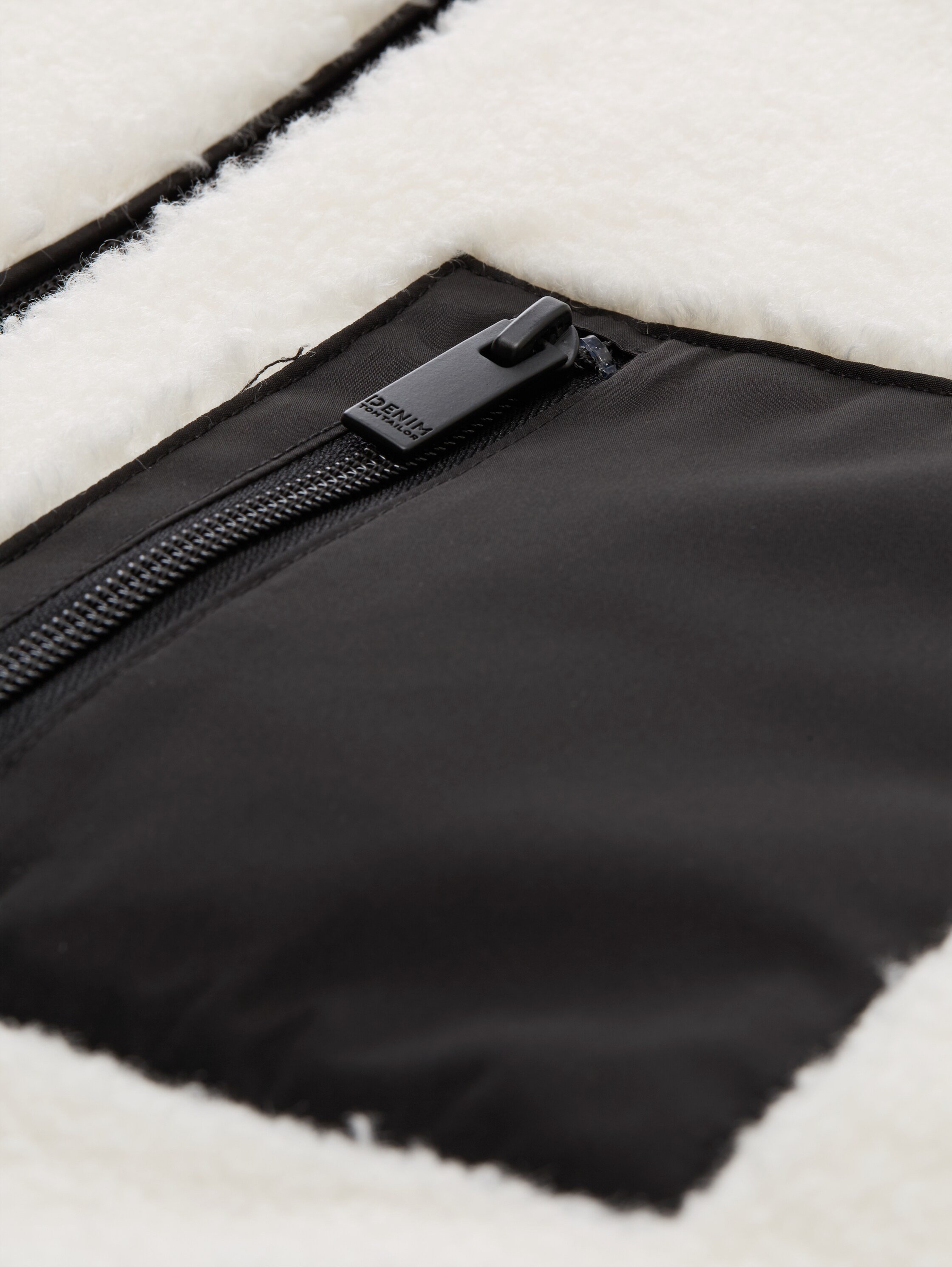 Veste teddy avec col bomber - light_cream_beige - 